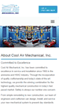 Mobile Screenshot of coolairmechanical.com